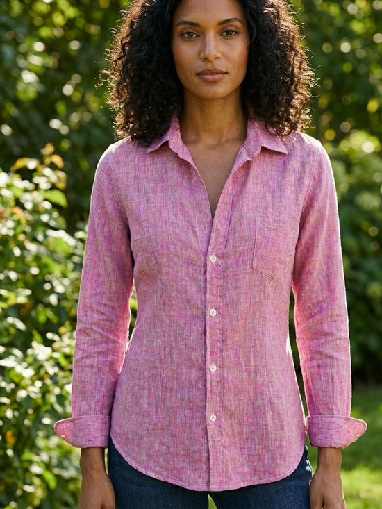 Frank & Eileen Tops - Frank and Eileen 100% Linen Barry Long Sleeve Button Up Shirt Womens Size XS
